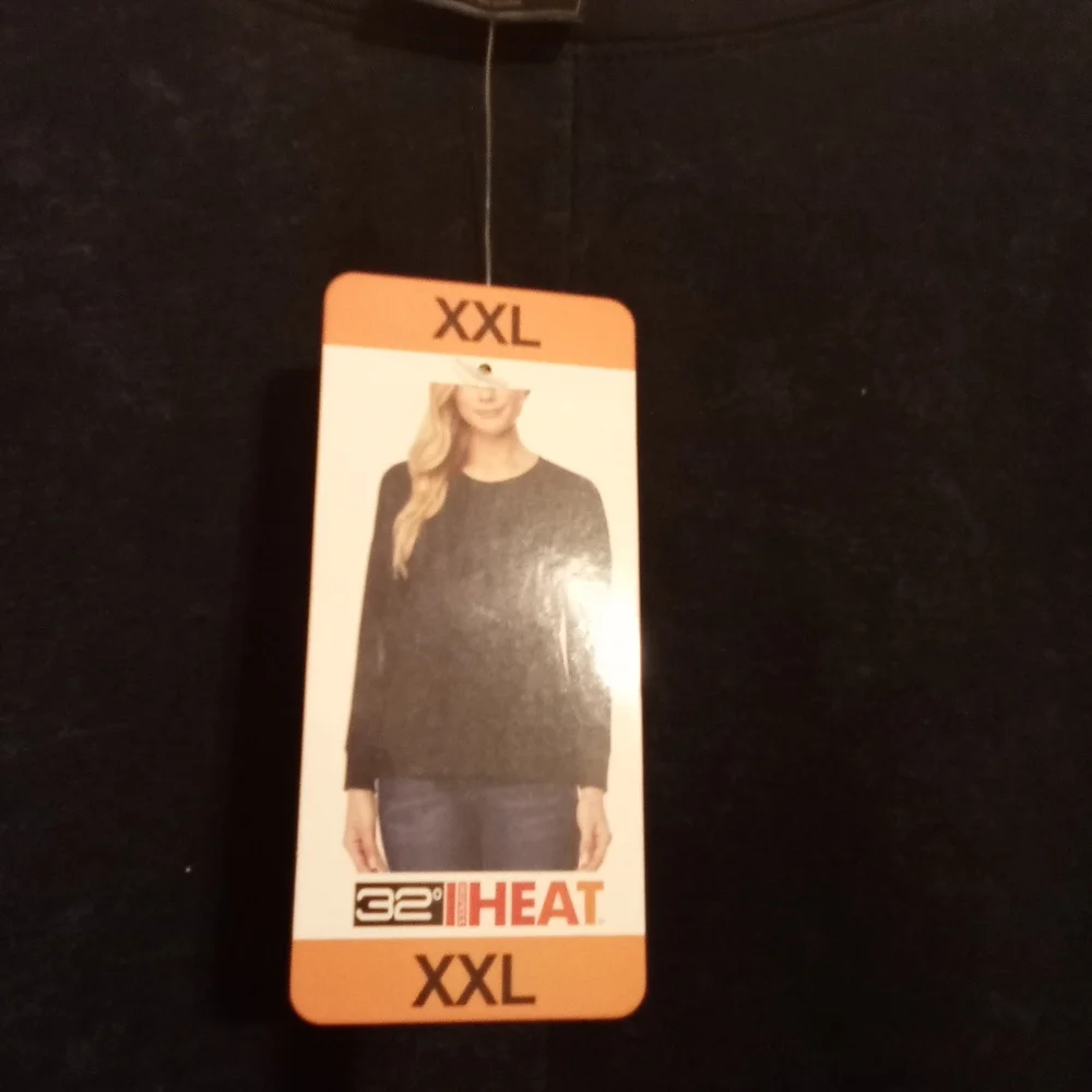 32 Degrees Women's Black Pullover Sweatshirt Size XXL - Picture 3 of 4